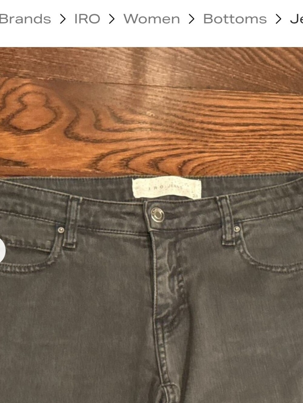 Iro Low Rise Skinny Jeans 28